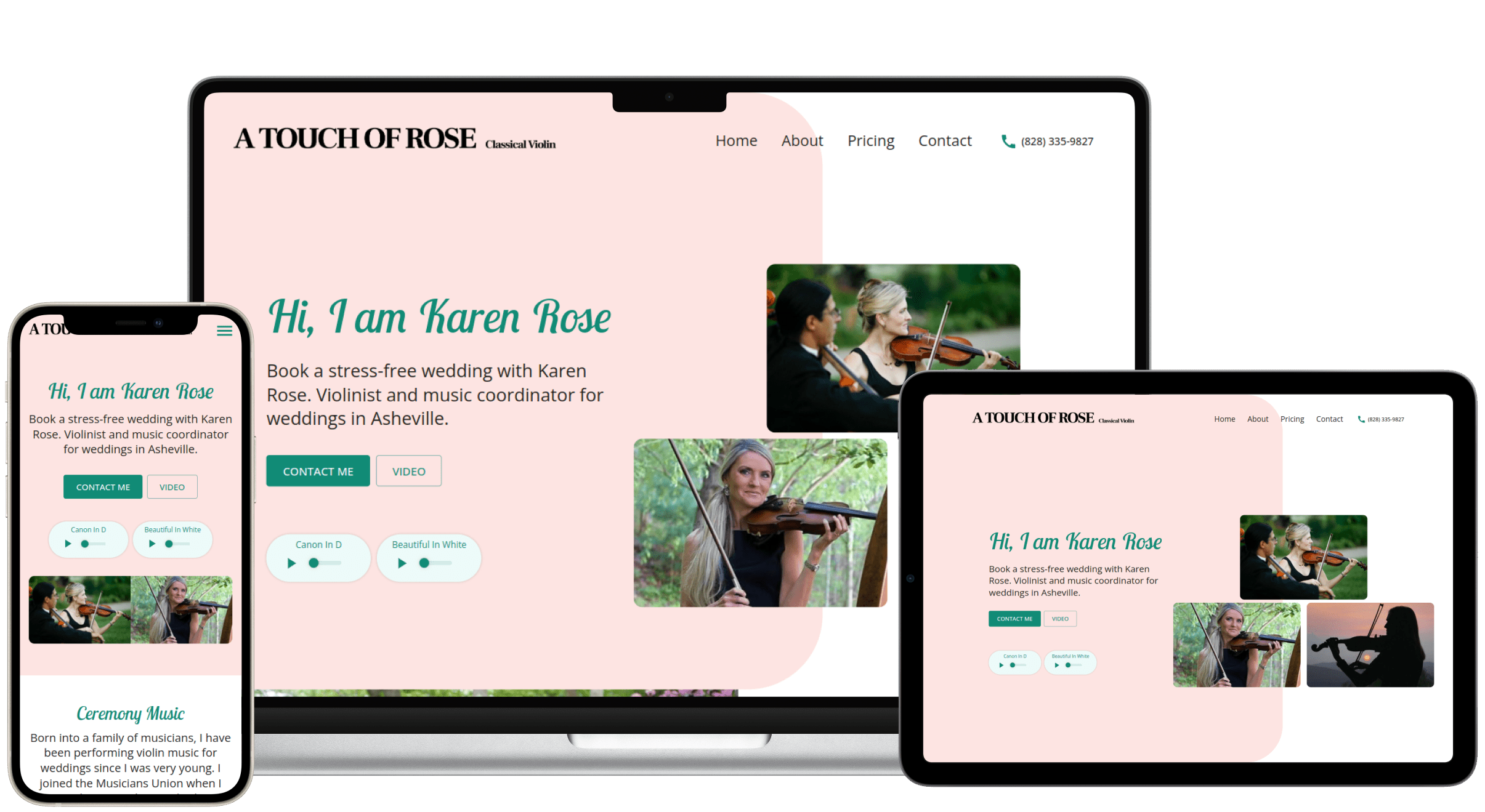Touch Of Rose Redesigned to be Responsive & Modern